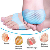 2pcs Bule Sofe Forefoot Pads