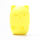 1Pcs Kitten Silicone Powder Puff