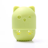 1Pcs Kitten Silicone Powder Puff