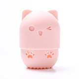 1Pcs Kitten Silicone Powder Puff