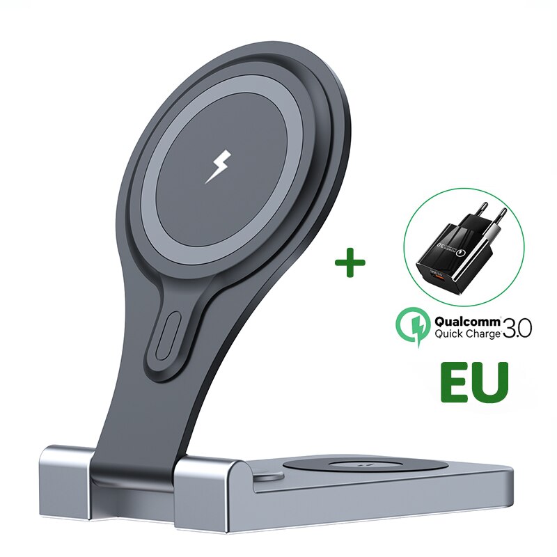 100W 3 In 1 Magnetic Wireless Charger