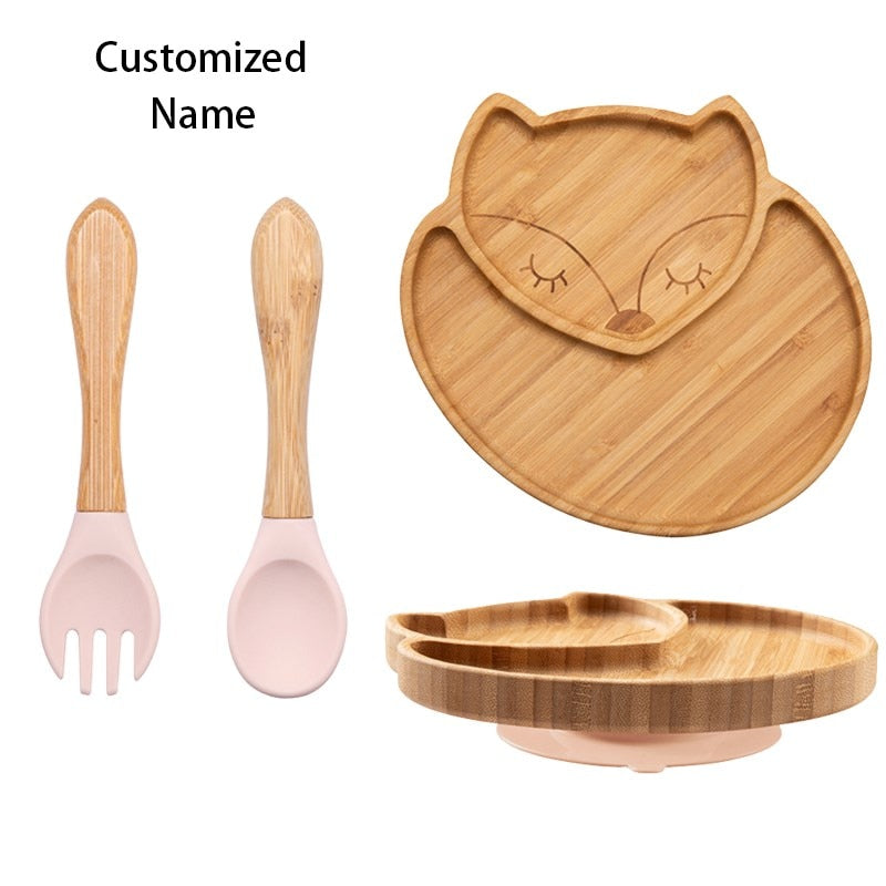 3Pcs Wooden Dinner