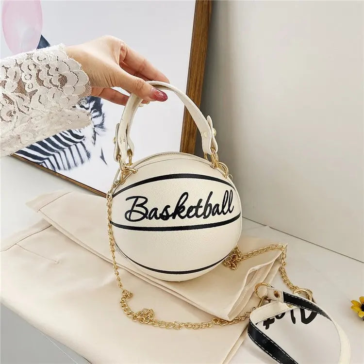 Hot Selling Ladies Spherical Bag Personality Basketball