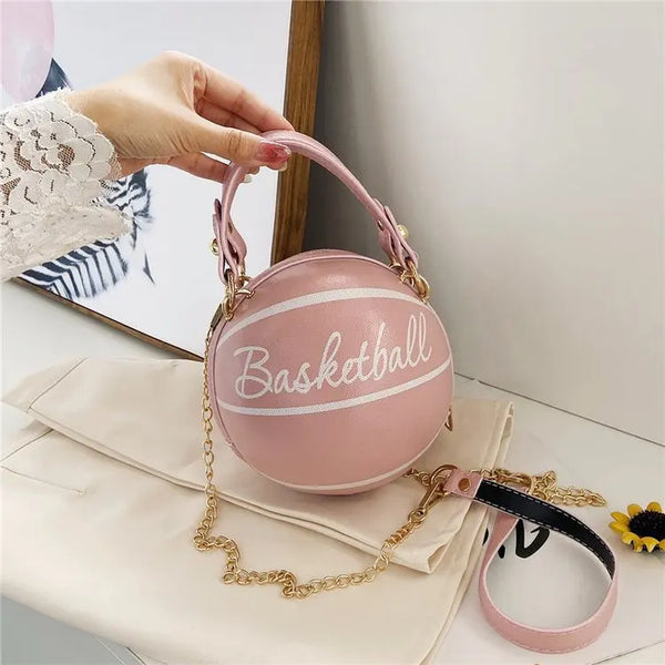 Hot Selling Ladies Spherical Bag Personality Basketball