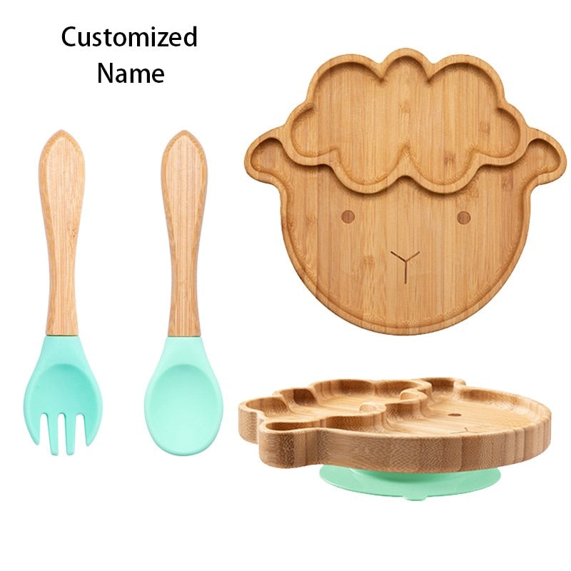 3Pcs Wooden Dinner