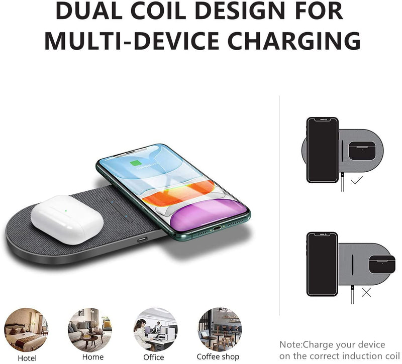 40W Dual Wireless Charging