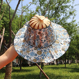 Fashionable Bamboo Fan Hat