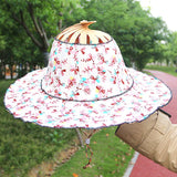 Fashionable Bamboo Fan Hat