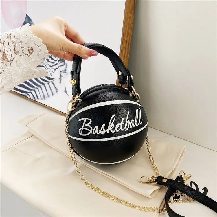 Hot Selling Ladies Spherical Bag Personality Basketball