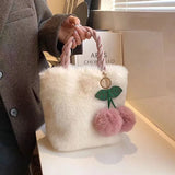 New Fashion Women Soft Plush Handbag