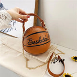 Hot Selling Ladies Spherical Bag Personality Basketball