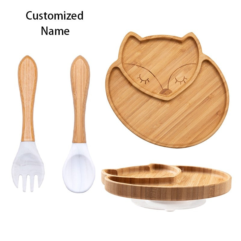 3Pcs Wooden Dinner