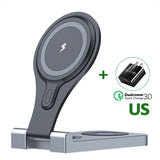 100W 3 In 1 Magnetic Wireless Charger