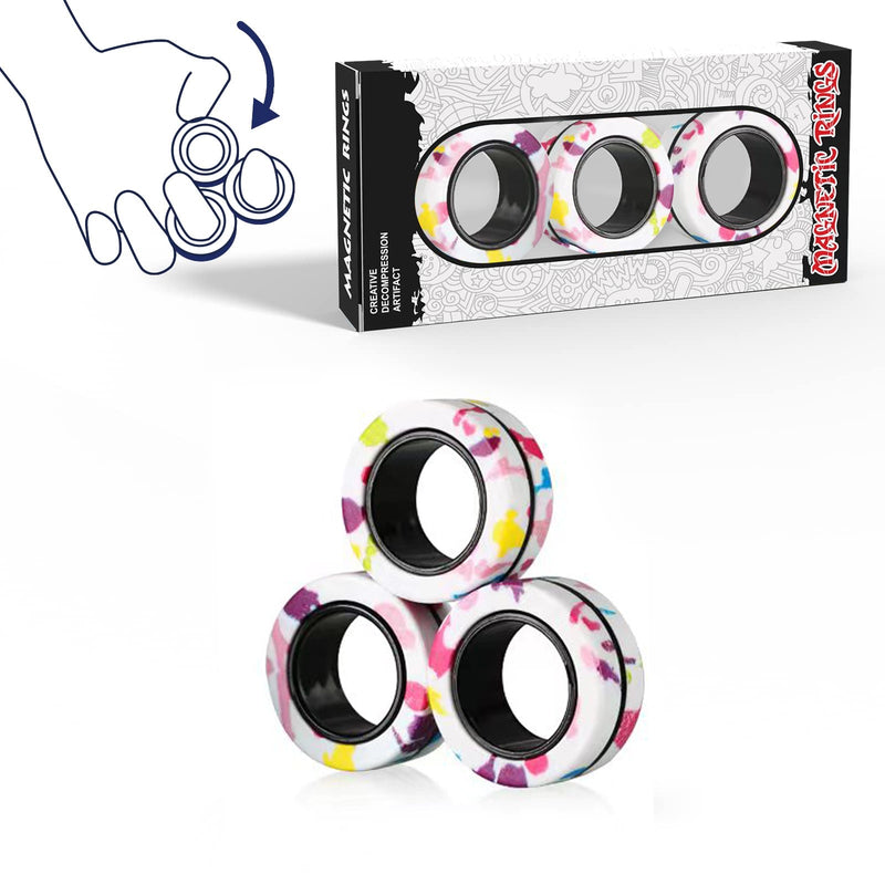 3pcs Finger Magnetic Rings