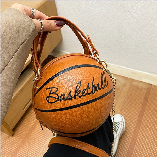 Hot Selling Ladies Spherical Bag Personality Basketball