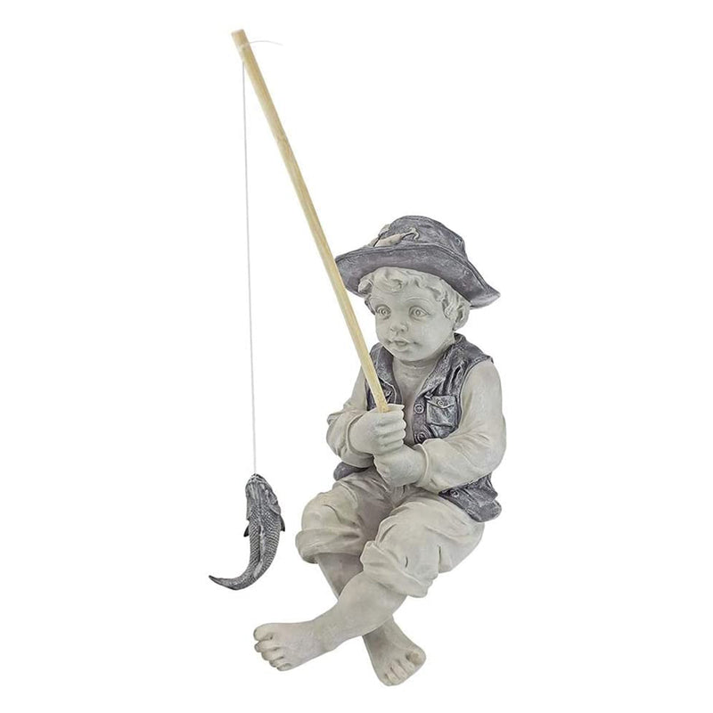 Garden Statue Resin Fisherman