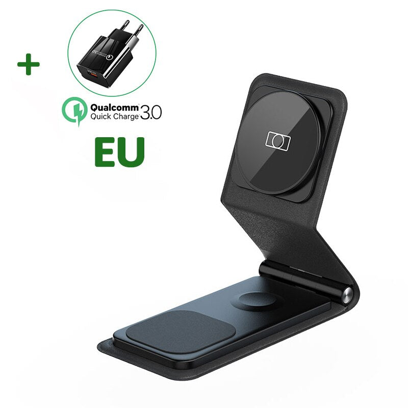 NEW 100W 3 in 1 Magnetic Wireless Charger