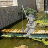 Garden Statue Resin Fisherman