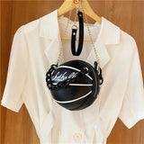 Hot Selling Ladies Spherical Bag Personality Basketball