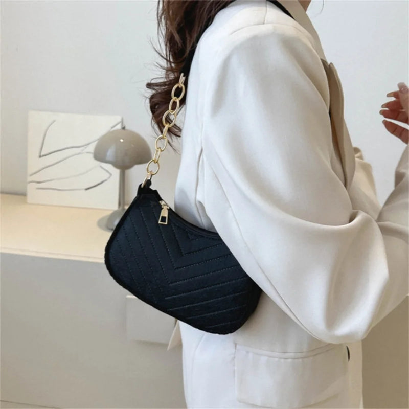 Felt Mini Shoulder Bags for Women 2024