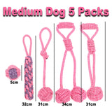 6 Packs Cotton Dog Chew Toy