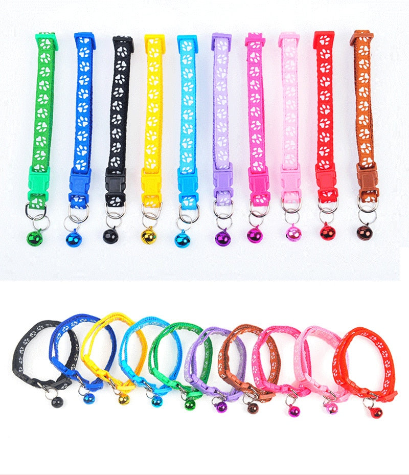 Colorful Cute Bell Collar