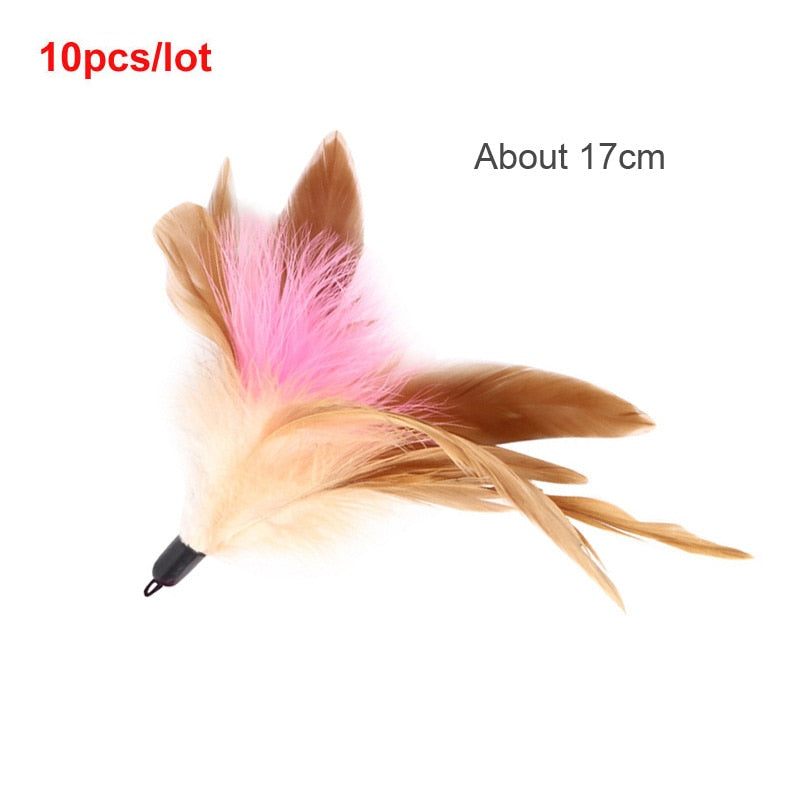 Rabbit Fur False Mouse Pet Cat Toys Feather