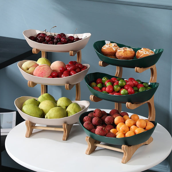 Tiers Plastic Fruit Plates