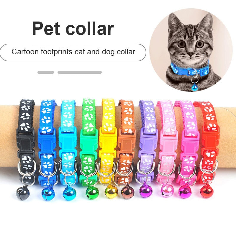 Colorful Cute Bell Collar