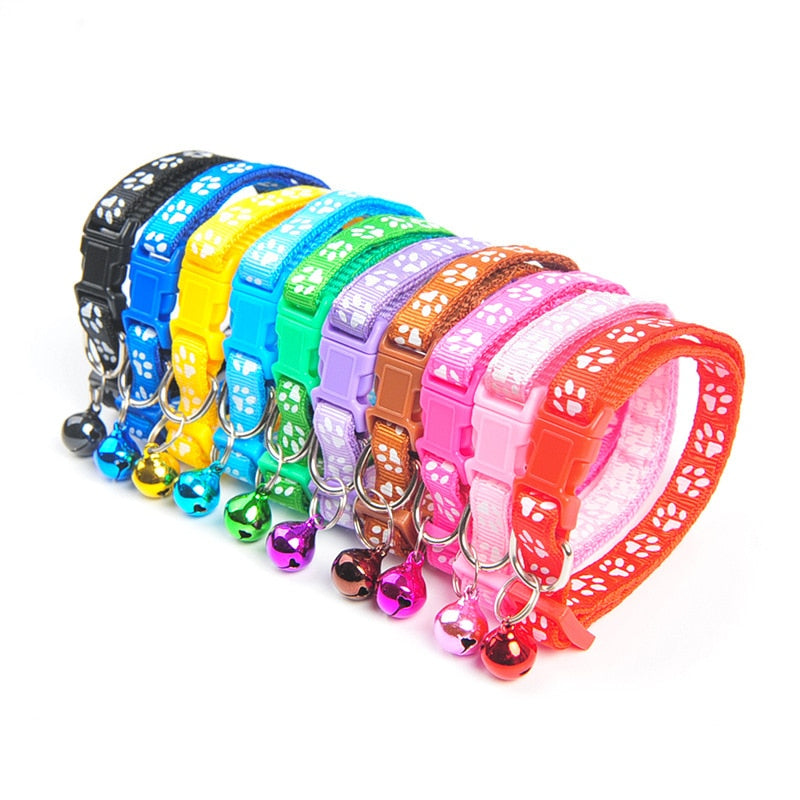 Colorful Cute Bell Collar