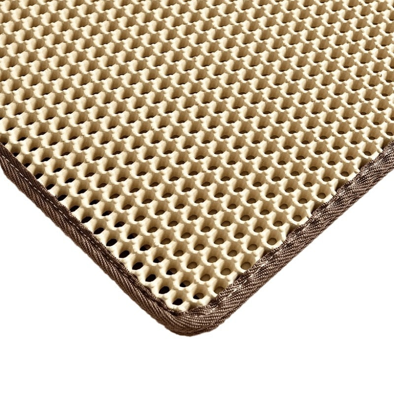 Pet Cat Litter Mat Double Layer