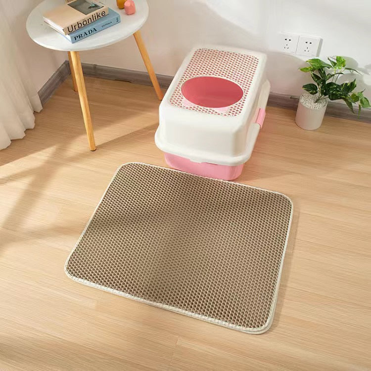 Pet Cat Litter Mat Double Layer