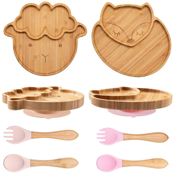 3Pcs Wooden Dinner