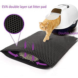 Pet Cat Litter Mat Double Layer