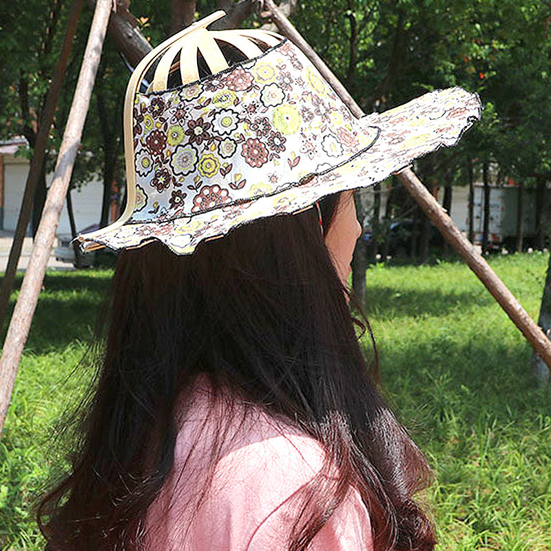 Fashionable Bamboo Fan Hat